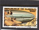 Djibouti PA N°144 Et 145 " 1er Vol Du Zeppelin" Oblitérés. - Zeppelins