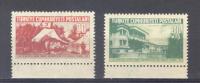 (S1183) TURKEY, 1955 (XVIII International Congress Of Military Medicine). Complete Set. Mi ## 1427-1428. MNH** - Neufs