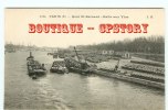 PENICHES - BATELLERIE - Halle Aux Vins - Chargement De Vin Sur Une Péniche à La Grue - Marinier à Paris - Dos Scané - Binnenschepen