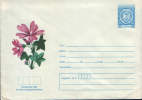 Rusia-Postal Stationery Cover-Japanese Rose - Rozen