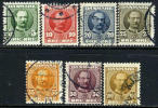Denmark #72-78 Used Set From 1907-12 - Used Stamps