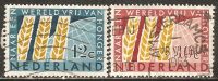 Netherlands 1963 Mi# 791-792 Used - FAO “Freedom From Hunger” Campaign - Used Stamps