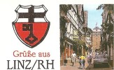 Linz Am Rhein Mit Wappen 5-Bilder-Karte 1995 - Linz A. Rhein