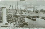 United Kingdom, London, Tower Bridge, 1904 Used Real Photo Postcard [P6450] - River Thames