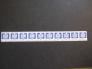 USA 2002  OFFICIAL MAIL  37 C  STRIP OF 10 WITH S1111   SCOTT O159   MNH **   (P47-380) - Dienstzegels