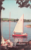 B32405 Sailboating On Atwood Near Deliroy Not  Used Good Shape - Autres & Non Classés