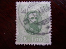 NORWAY 1878 HIGH VALUE 1 Krone USED. - Used Stamps