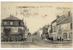 Carte Postale Ancienne Longjumeau - La Route De Versailles - Hôtel Du Cadran - Longjumeau