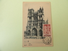 CARTE MAXIMUM MAXIMUM CARD CATHEDRALE D'AMIENS  FRANCE - 1940-1949