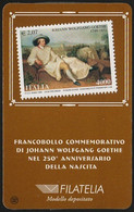 CG 1999 Tessera Filatelica Johann Wolfgang Goethe - Cartes Philatéliques