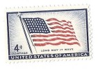 Timbre Stamp Américain USA Etat-unis : 4 C Us United States Of America ( Long May It Wave  ) Drapeau - Unused Stamps