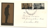 UK - 1965 CHURCHILL  Circulated FIRST DAY COVER With Full  Set SG 661/662 - 1952-71 Ediciones Pre-Decimales