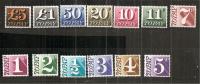 GreatBritain1970-75: Michel  Di.76-88 Mnh** (less Than Postal Price)Cat.Value 61,70Euros - Taxe