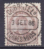 Portugal 1882 Mi. 56 X B     25 R König King Luis I. Perf. 12½ Deluxe TORRES NOVAS Cancel !! - Used Stamps