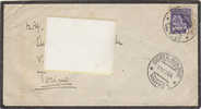 A1220 - R.S.I. 1£ Monumenti Distrutti Iso Su Lettera  VG GORLA MINORE-TORINO  11/11/1944 - Marcofilie