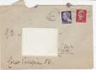 A1222 - 1£ Imp  Con Fasci + 2£ Imp Senza Fasci Su Lettera VG MILANO 20/02/1946 - Marcophilia