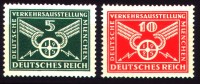 1925** Verkehrs-Ausstellung  MNH MiNr 370/1 Luxus - Unused Stamps