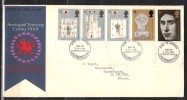 GRANDE BRETAGNE1969 Enveloppe FDC Voyagée - 1952-71 Ediciones Pre-Decimales