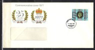 GRANDE BRETAGNE1977 Enveloppe FDC Voyagée - 1971-1980 Em. Décimales