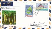 FFCm  Ersttag Der Mauritius  Lufthansa  02/05/1970 - Mauritius (1968-...)