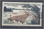 AEF 1953 50f Logs In River FU - Gebruikt