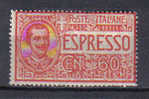 3RG1089 - REGNO 1922, Espressi : 60 Cent N. 7  *** - Posta Espresso