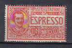 3RG1089 - REGNO 1922, Espressi : 60 Cent N. 7  *** - Eilsendung (Eilpost)