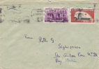 Parachutisme Stamps On Cover 1953 Romania. - Paracadutismo