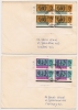 UK - 1965 UNO & International Co-operation Year  FIRST DAY COVER With Full  BLOCK OF 4 Set SG 681/682 - 1952-1971 Dezimalausgaben (Vorläufer)