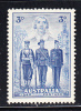 Australia Scott #186 Mint Hinged 3p Nurse, Sailor, Soldier, Aviator - Ongebruikt
