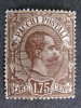 ITALIA Regno Pacchi Postali -1884-86- "Umberto I°"  £ 1.75 US° (descrizione) - Pacchi Postali