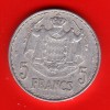 **** MONACO - 5 FRANCS 1945 LOUIS II - ALUMINIUM **** EN ACHAT IMMEDIAT !!! - 1922-1949 Louis II.