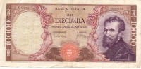 **** ITALIA - ITALIE - 10000 LIRE MICHELANGELO 1962 **** EN ACHAT IMMEDIAT !!! - 10.000 Lire