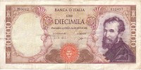 **** ITALIA - ITALIE - 10000 LIRE MICHELANGELO 1962 **** EN ACHAT IMMEDIAT !!! - 10.000 Lire