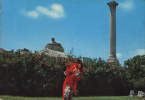 Egypt-Postcard- Alexandria- The Pompey´s Pillar And A Little Sphinx - Alexandrië