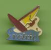 Badge Publicitaire Advertising Pins VOLVIC Sports Planche à Voile - Vela