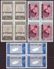 1980 NORTH CYPRUS ANNIVERSARIES BLOCK OF 4 MNH ** - Neufs