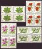 1981 NORTH CYPRUS FIELD FLOWERS BLOCK OF 4 MNH ** - Nuovi