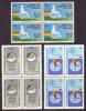 1981 NORTH CYPRUS INT. YEAR OF DISABLE PEOPLE, CAMPAIGN AGAINST DISCRIMINATION AND WORLD FOOD DAY BLOCK OF 4 MNH ** - Ungebraucht