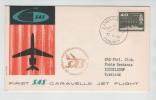 Sweden First SAS Jet Caravelle Flight Stockholm - Düsseldorf  17-5-1959 - Storia Postale