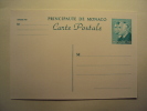 Monaco Entier Postal  Carte Postale Cp 38 - Postal Stationery