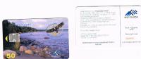 ESTONIA -  EESTI TELEFON (CHIP) - 1997 KEEP THE ESTONIAN SEA TIDY (EAGLE)    - USED°  -  RIF. 5150 - Eagles & Birds Of Prey