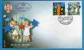 U-P2  BOSNIA SERBA 2000 EUROPA CEPT  SERBISCHE REPUBLIK   RRR CHILDREN  FDC  RRR - 2000