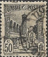 TUNISIA 1926 Mosque, Place Halfaouine, Tunis - 50c. Black  FU - Used Stamps