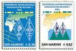 REPUBBLICA DI SAN MARINO - ANNO 2002 - CONFERENZA INTERNAZIONALE RADIOAMATORI - NUOVI MNH ** - Unused Stamps