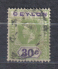 AP1079 - CEYLON  1921 , Giorgio V  Yvert N. 216 Used . - Ceylon (...-1947)