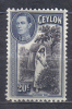 AP1084 - CEYLON  1937 , Giorgio VI  Yvert N. 257  ***  MNH - Ceylan (...-1947)