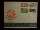 KUT 1972 MUNICH OLYMPICS Issue FULL SET FOUR STAMPS To 2/50 On FDC. - Kenya, Ouganda & Tanzanie