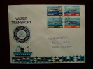 KUT 1969 WATER TRANSPORT Issue 4 Values To 2/50  On FDC. - Kenya, Ouganda & Tanzanie
