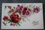 CARTE POSTALE  FETES VOEUX EN CHROMO BONNES FETES  DES MERES > BELLES FLEURS - Muttertag